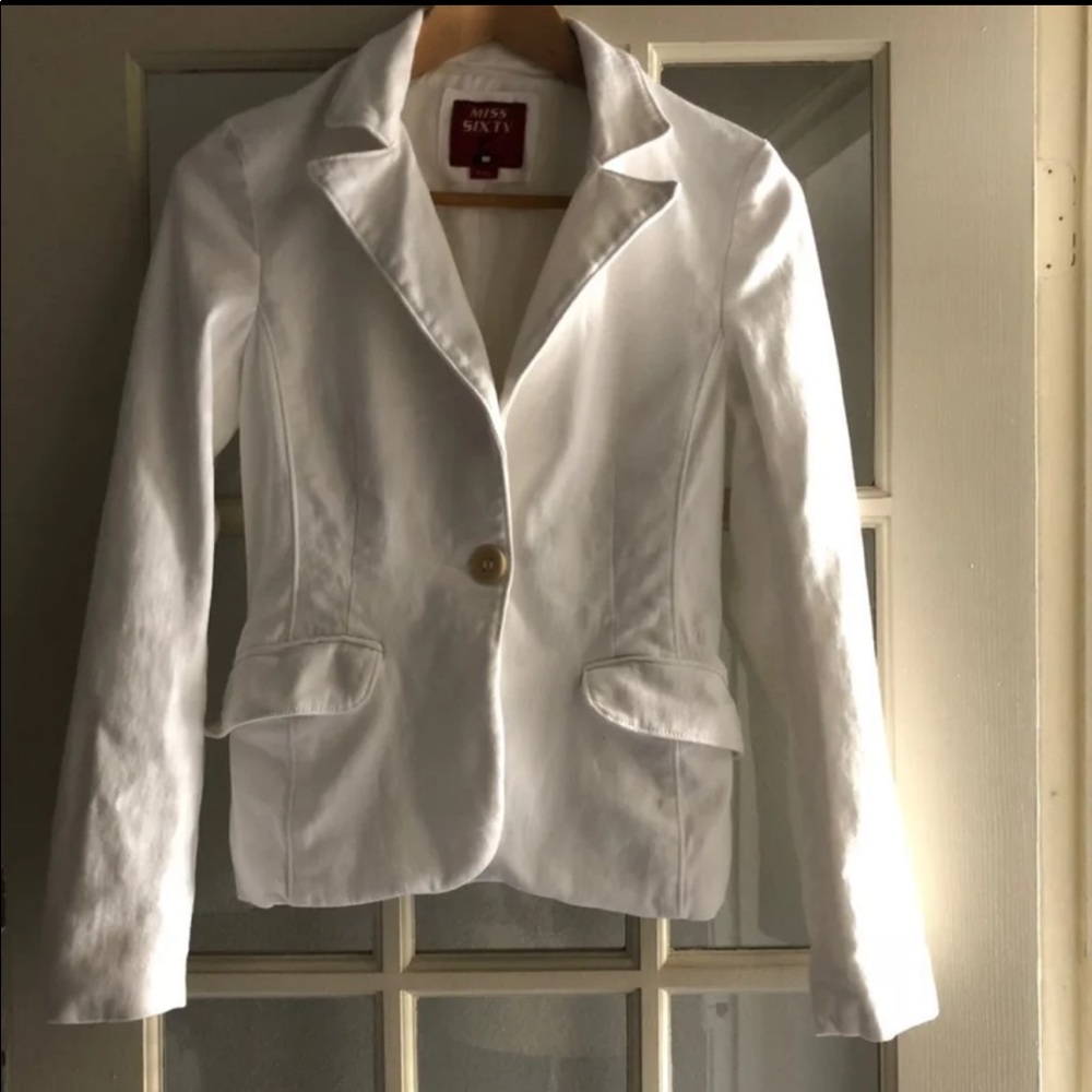 Miss sixty white denim jacket